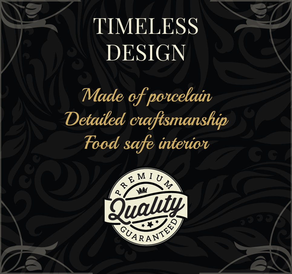 Skullistic Porcelain Skull Salt & Pepper Shaker Set -  - Condiment Shakers