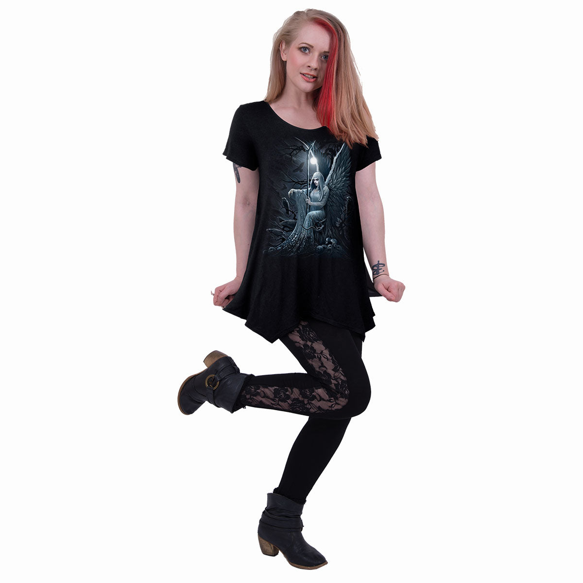 ETHEREAL ANGEL - Smock - Tunic Casual Top - - Tops - Short Sleeve