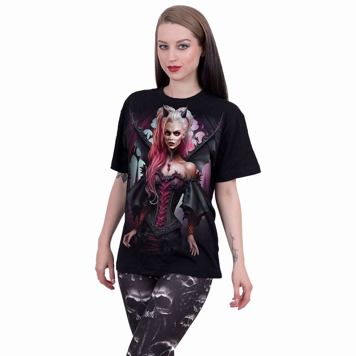 THE ANTIBARB - Front Print T-Shirt Black - - T-Shirts