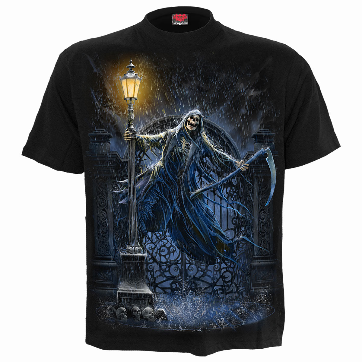 REAPING IN THE RAIN - T-Shirt Black -  - T-Shirts