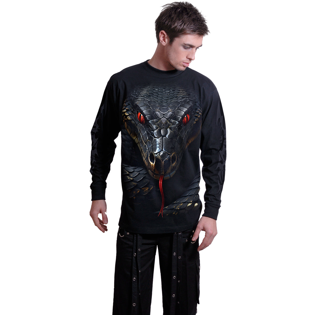 BASILISK - Longsleeve T-Shirt Black -  - T-Shirts - Long Sleeve