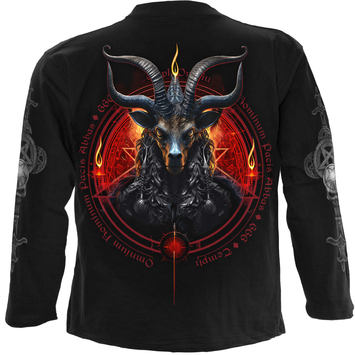 BAPHOMET - Longsleeve T-Shirt Black - - T-Shirts - Long Sleeve