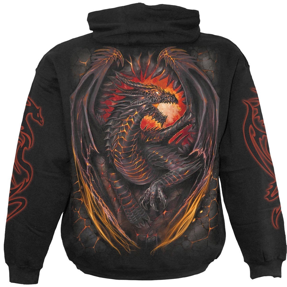 DRAGON FURNACE - Hoody Black -  - Hoodies