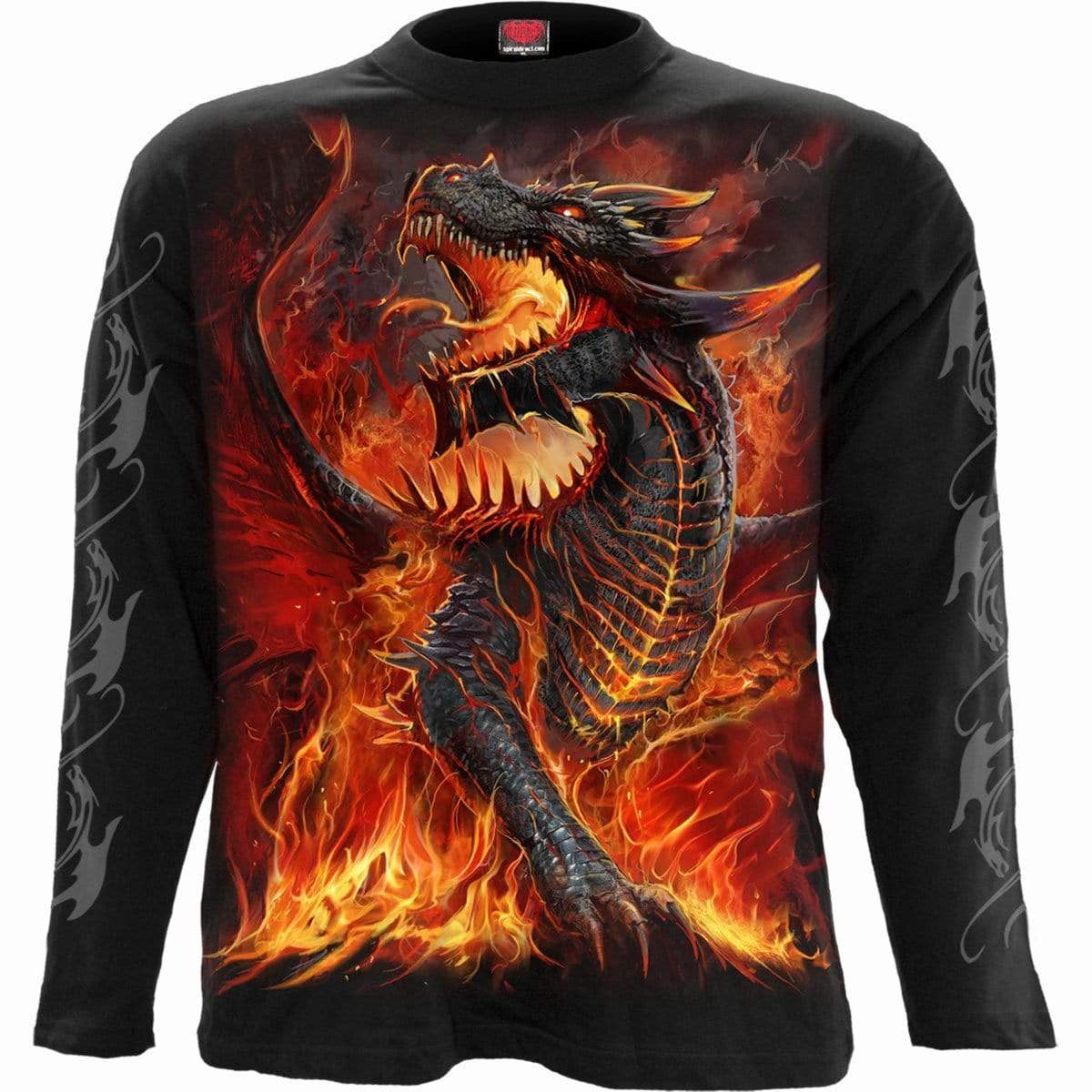 DRACONIS - Longsleeve T-Shirt Black -  - T-Shirts - Long Sleeve