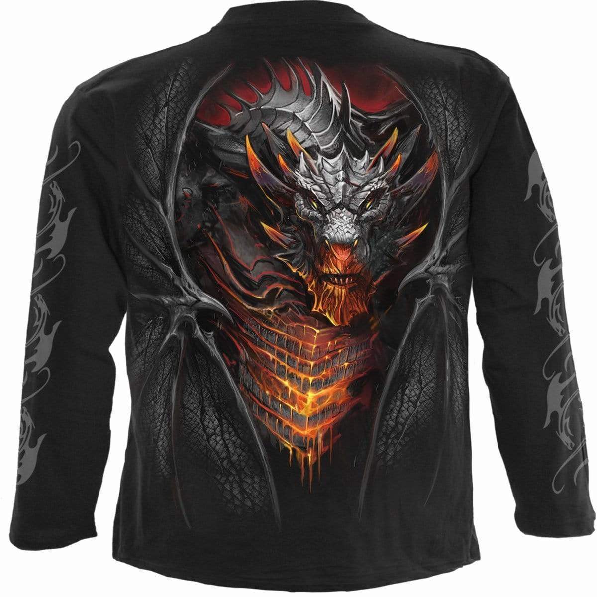 DRACONIS - Longsleeve T-Shirt Black -  - T-Shirts - Long Sleeve