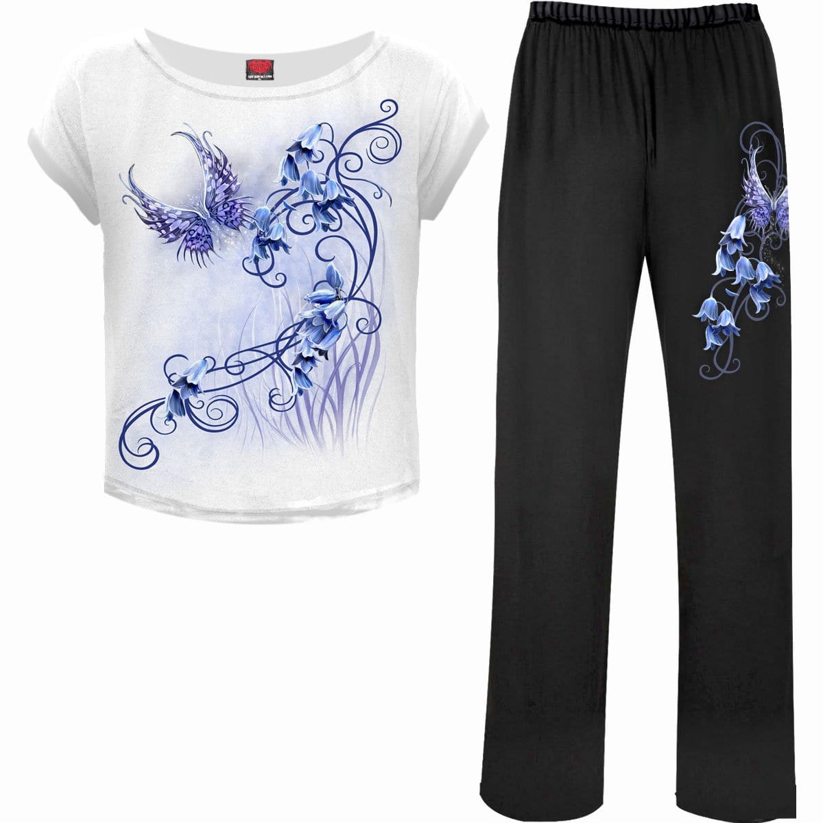 BLUEBELL FAIRY - 4pc Gothic Pyjama Set -  - Pyjama Sets