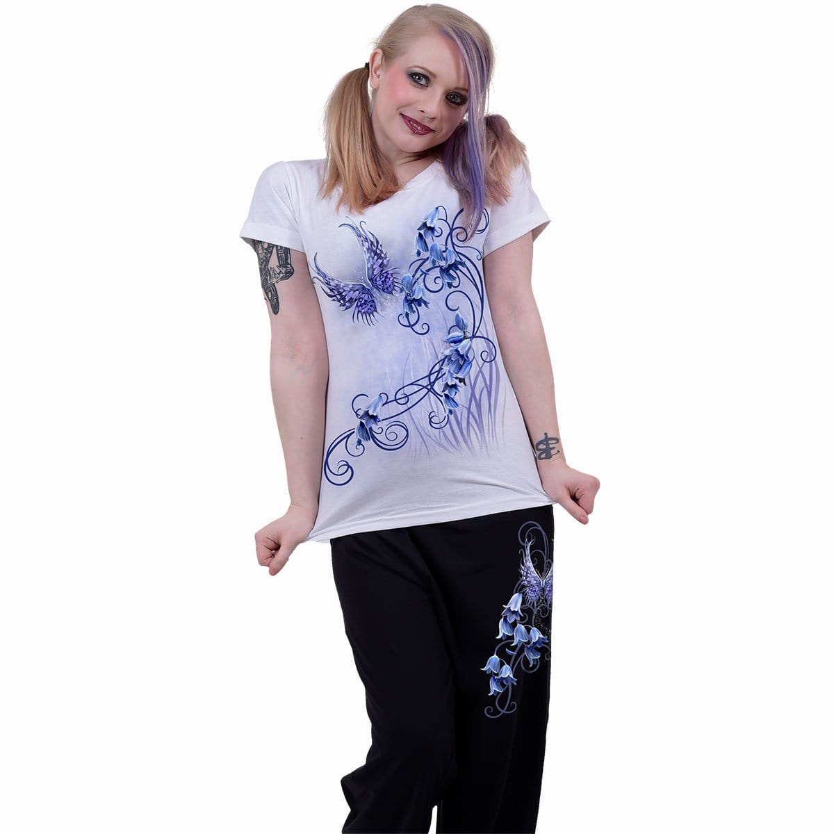 BLUEBELL FAIRY - 4pc Gothic Pyjama Set -  - Pyjama Sets