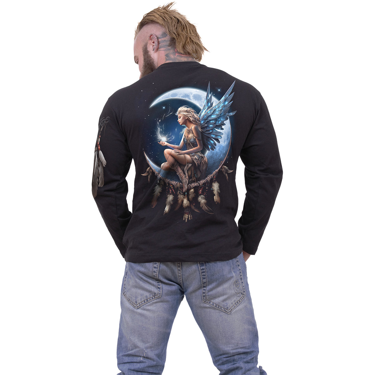 MOON FAIRY - Longsleeve T-Shirt Black -  - T-Shirts - Long Sleeve