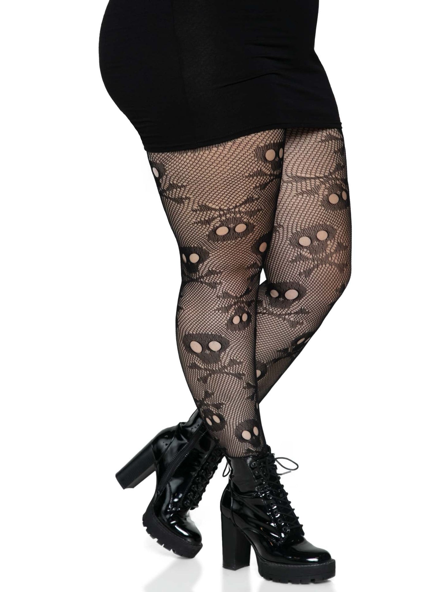 Plus Pirate Booty Fishnet Tights -  - Hosiery