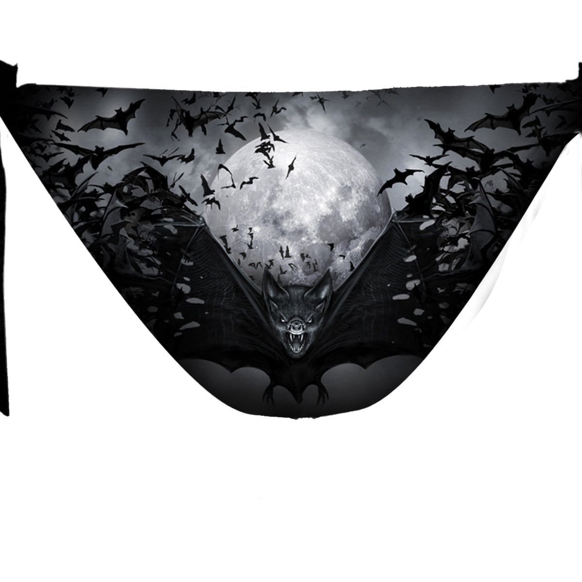 GOTH NIGHTS - Allover Flapover Bikini Swimsuit - - Swim Suits