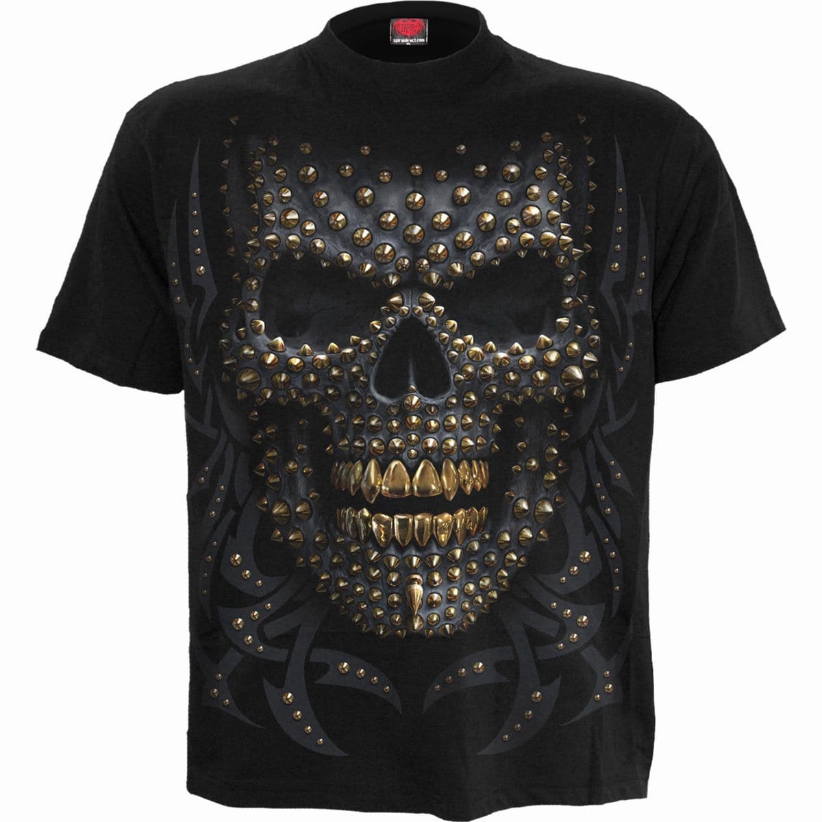BLACK GOLD - Front Print T-Shirt Black -  - T-Shirts