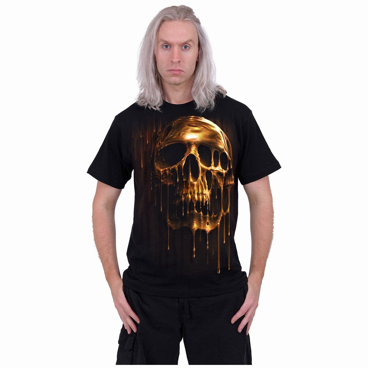 DRIPPING GOLD - T-Shirt Black - - T-Shirts