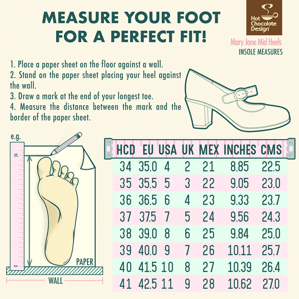 Mid Heels Panda Women's Mary Jane Pump - - Mid Heels