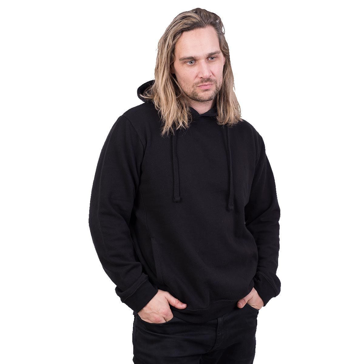 METAL STREETWEAR - Side Pocket Hoody Black -  - Hoodies