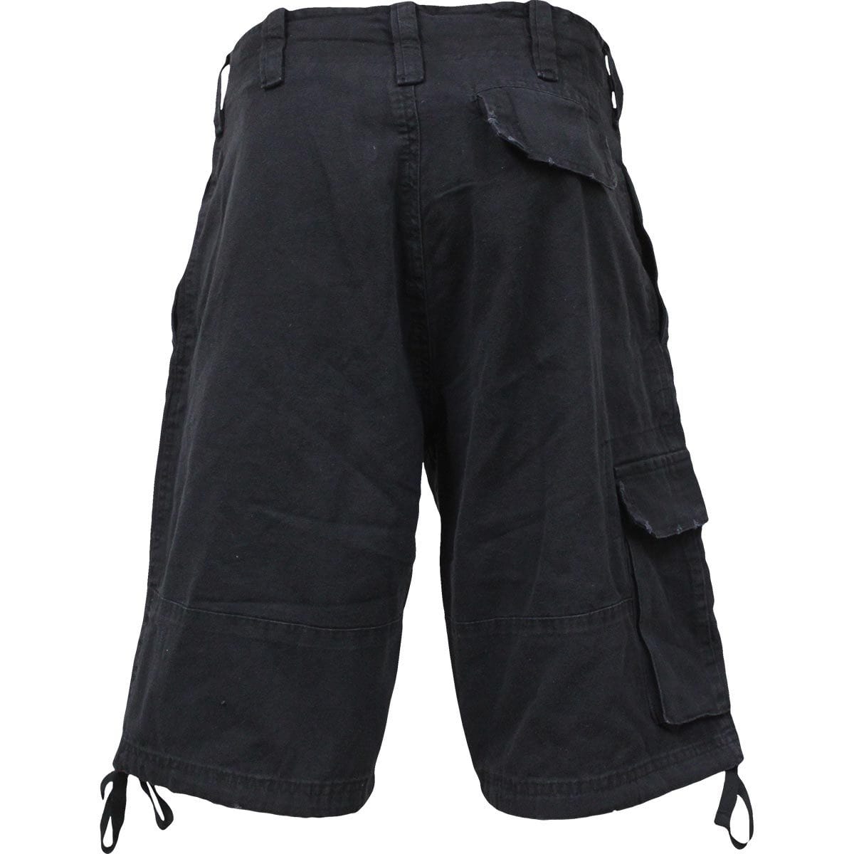 METAL STREETWEAR - Vintage Cargo Shorts Black - - Cargo Shorts
