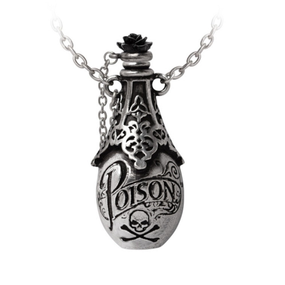 Lucerzia's Fix Necklace | Silver Antiqued Pewter - Alchemy Gothic - Necklaces