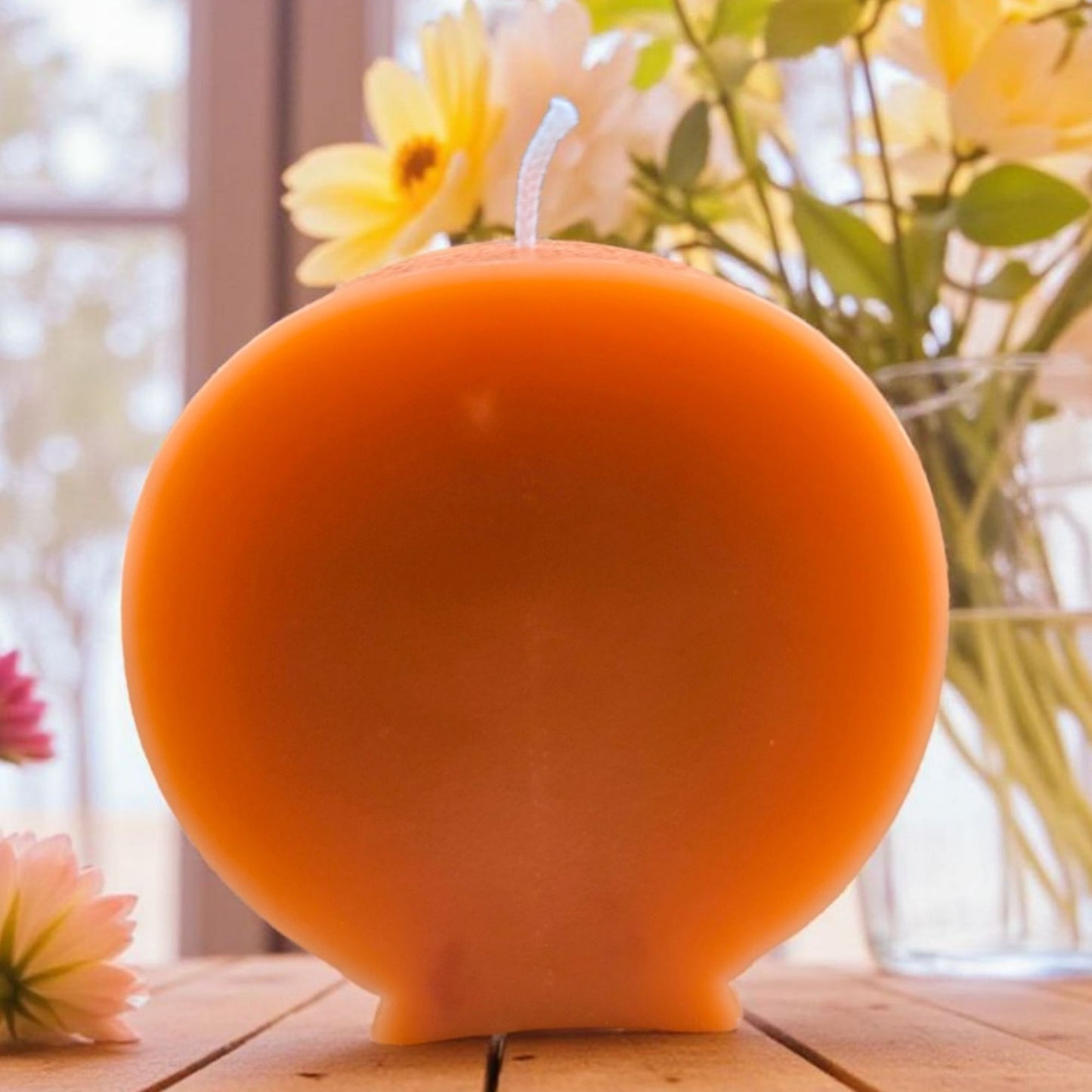 Handmade ✦ Sun & Moon Candle ✦ Pumpkin Pie Brandy Chocolate Chip Soy Wax