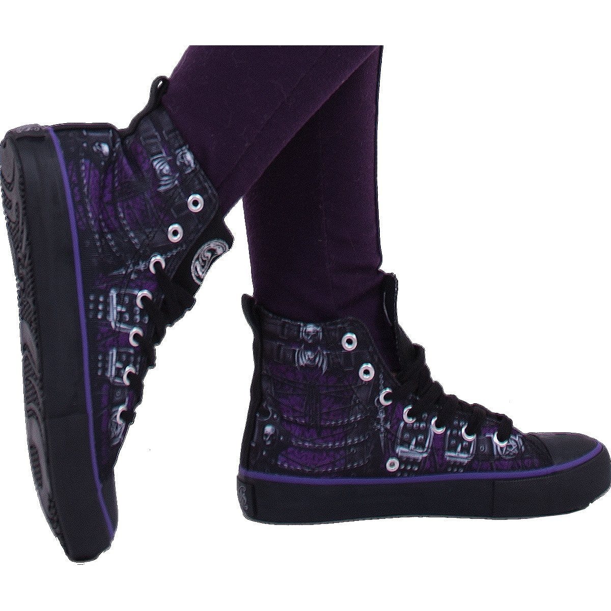 WAISTED CORSET - Sneakers - Ladies High Top Laceup - - Shoes
