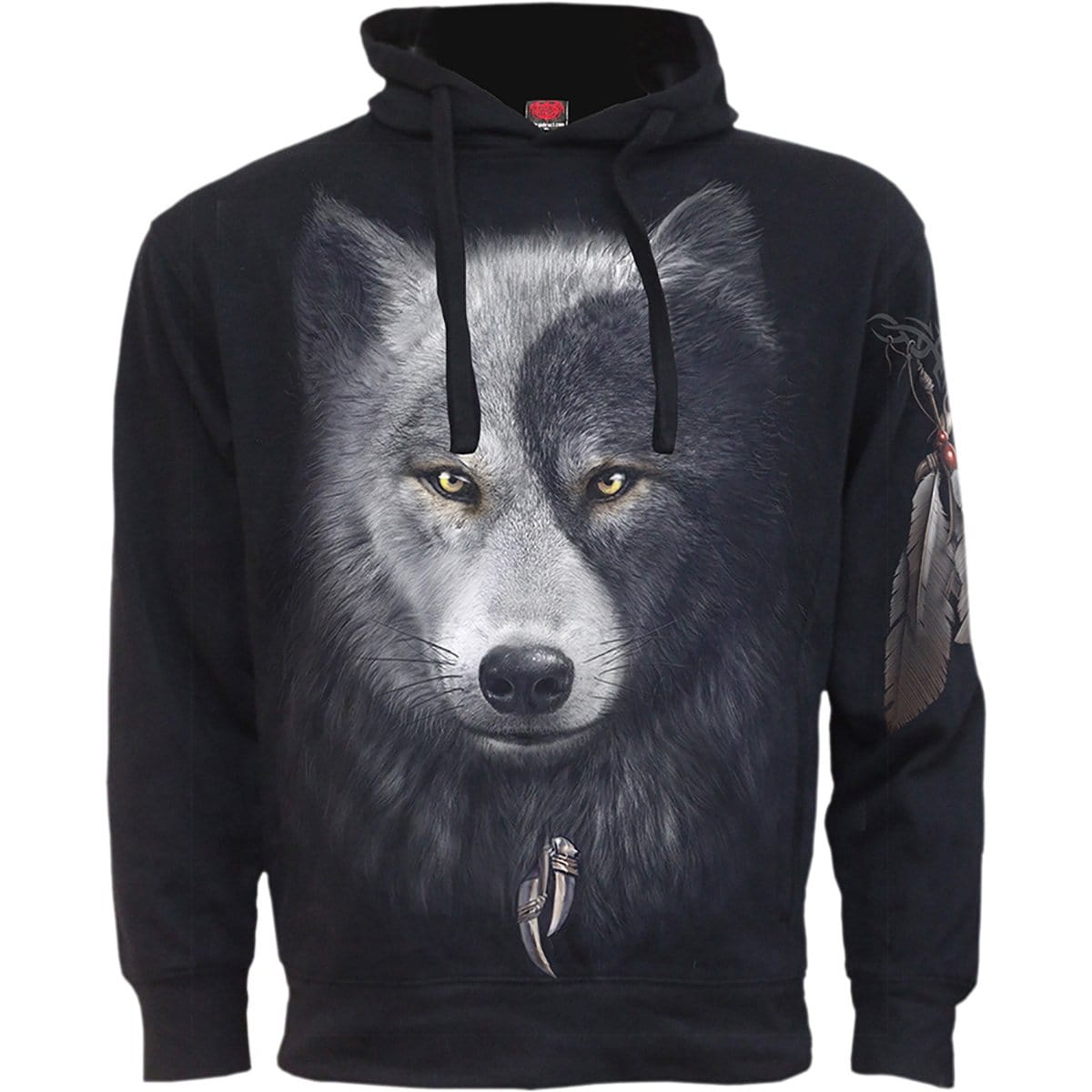 WOLF CHI - Side Pocket Hoody Black -  - Hoodies
