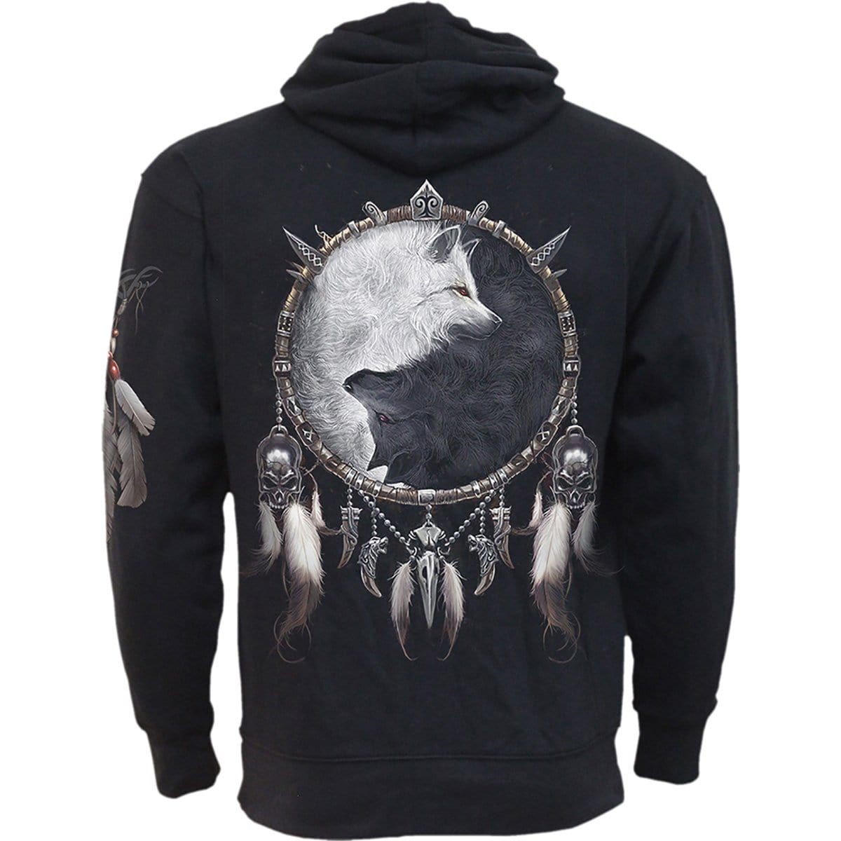 WOLF CHI - Side Pocket Hoody Black -  - Hoodies