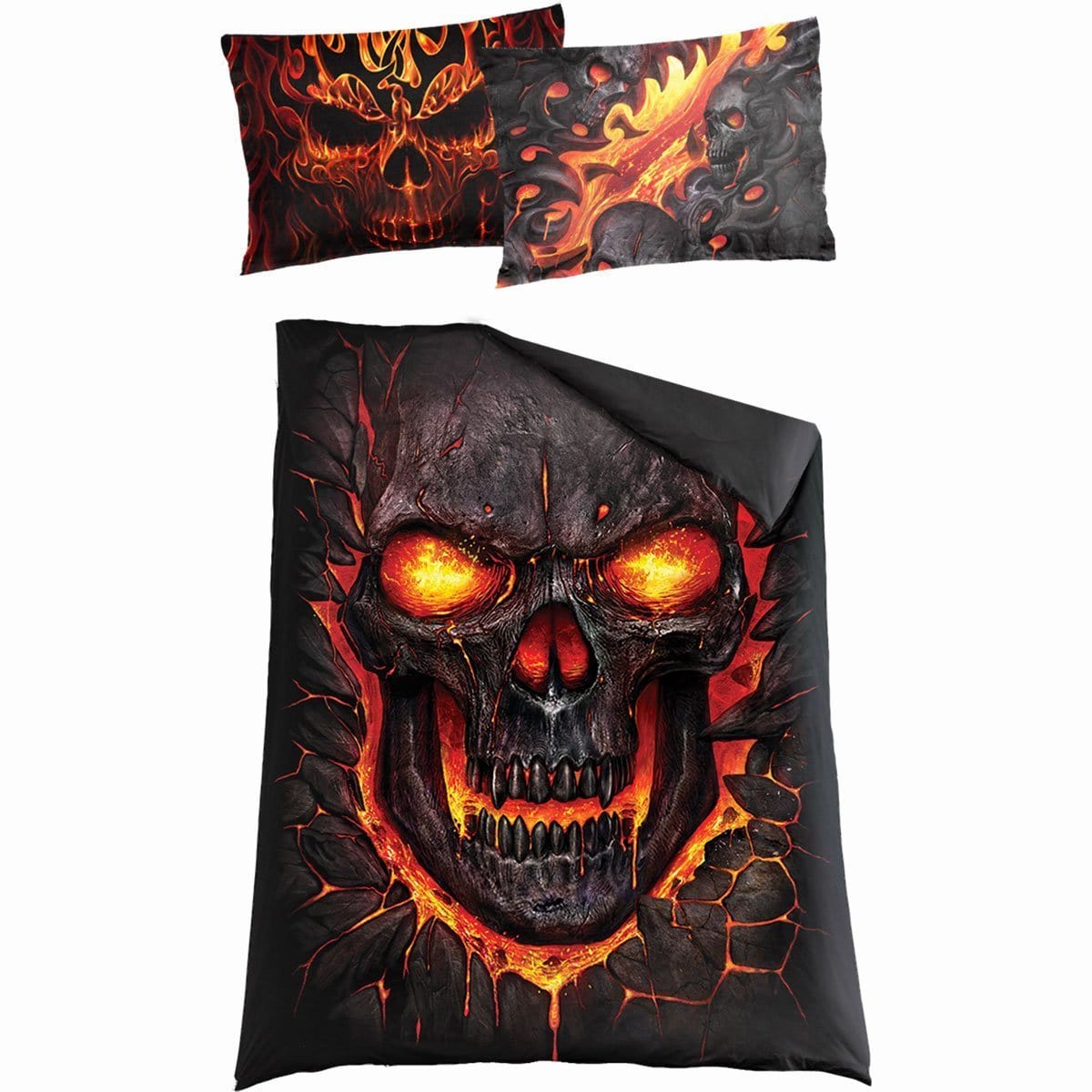 SKULL BLAST - Single Duvet Cover + UK And EU Pillow case -  - Bedding & Linen