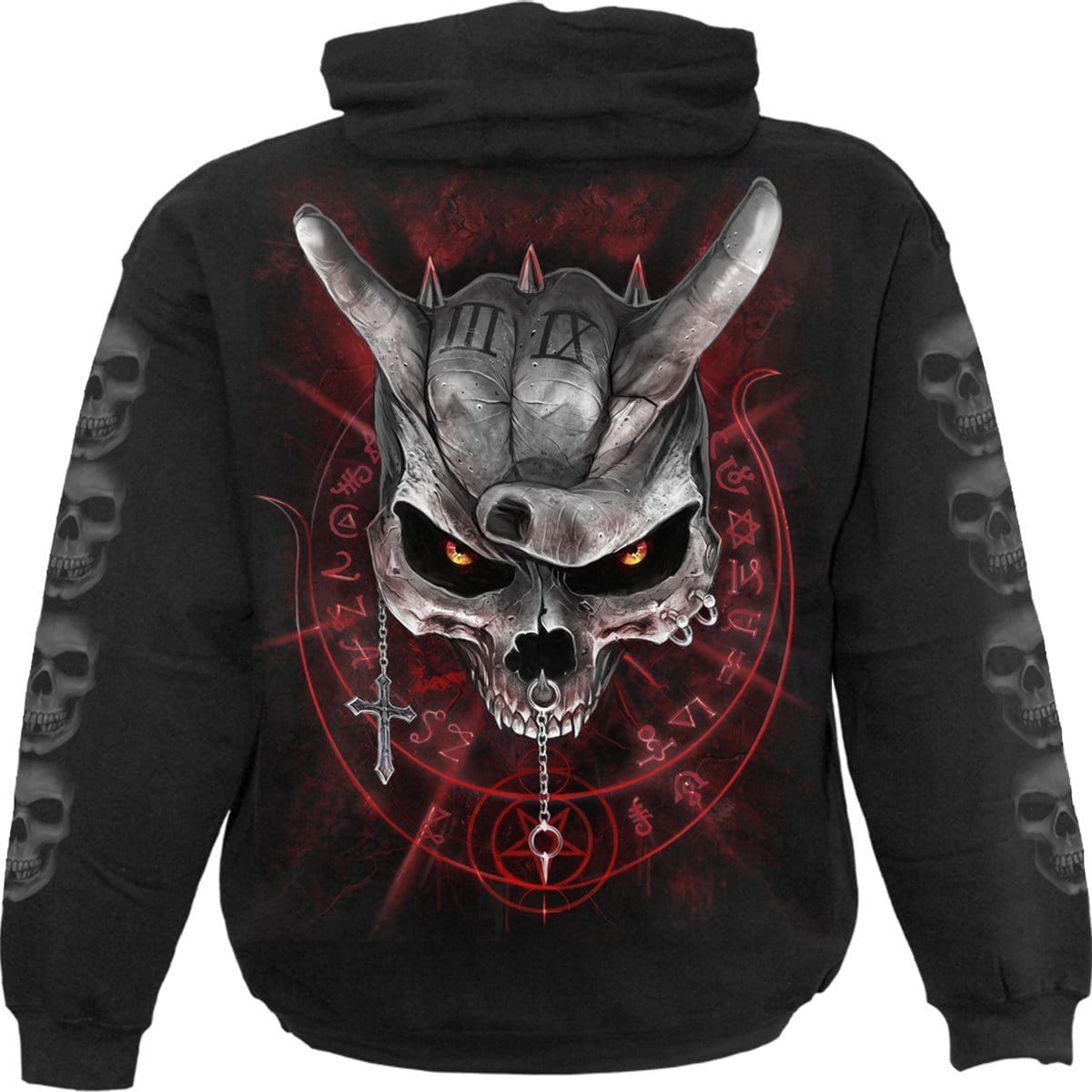 NEVER TOO LOUD - Kids Hoody Black -  - Hoodies