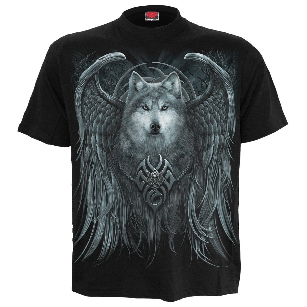 WOLF SPIRIT - T-Shirt Black -  - T-Shirts
