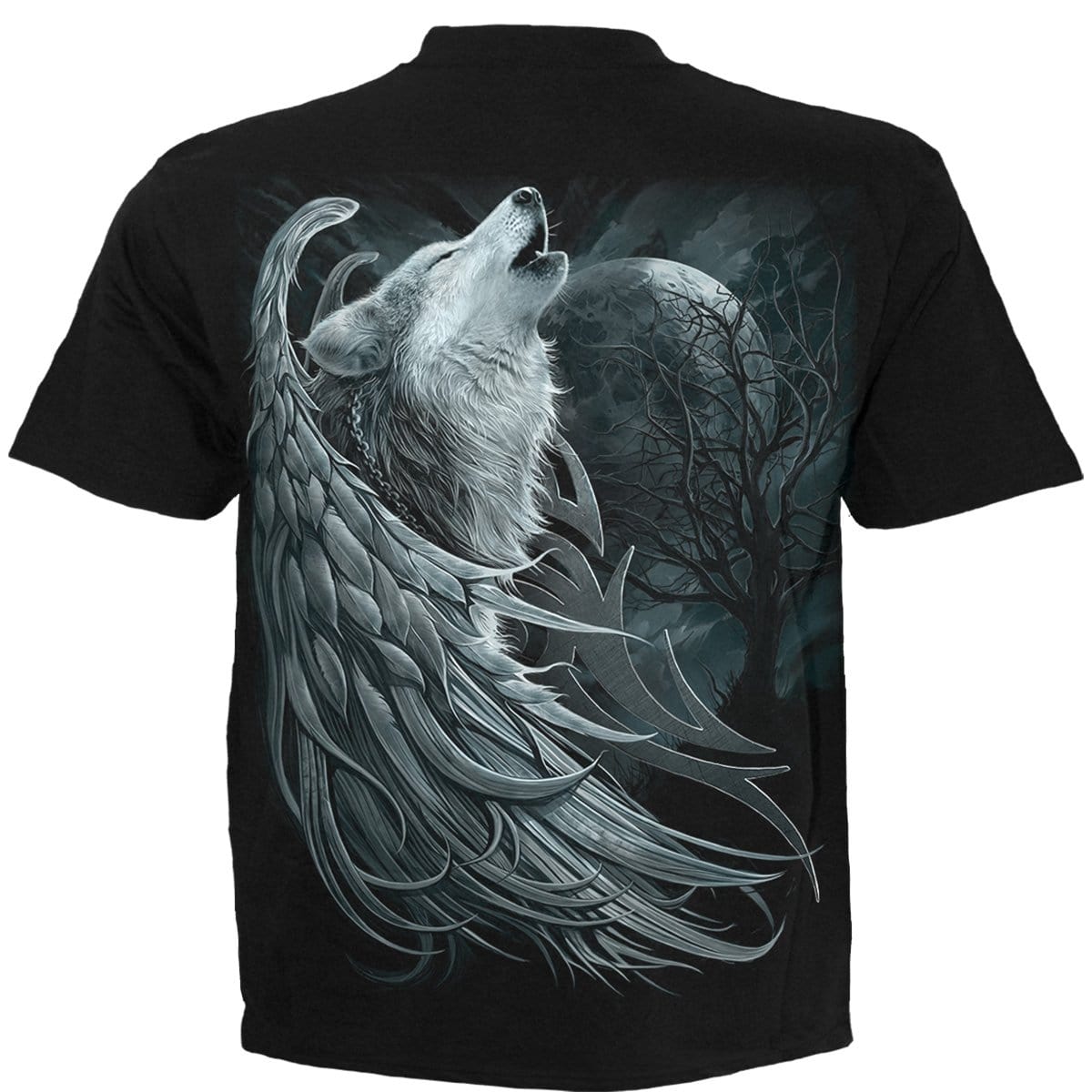 WOLF SPIRIT - T-Shirt Black -  - T-Shirts