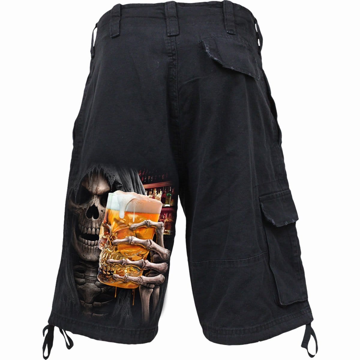 LIVE LOUD - Vintage Cargo Shorts Black -  - Cargo Shorts