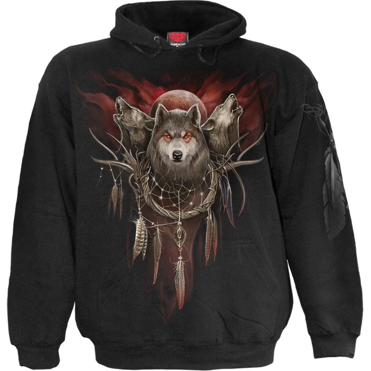 CRY OF THE WOLF - Hoody Black -  - Hoodies