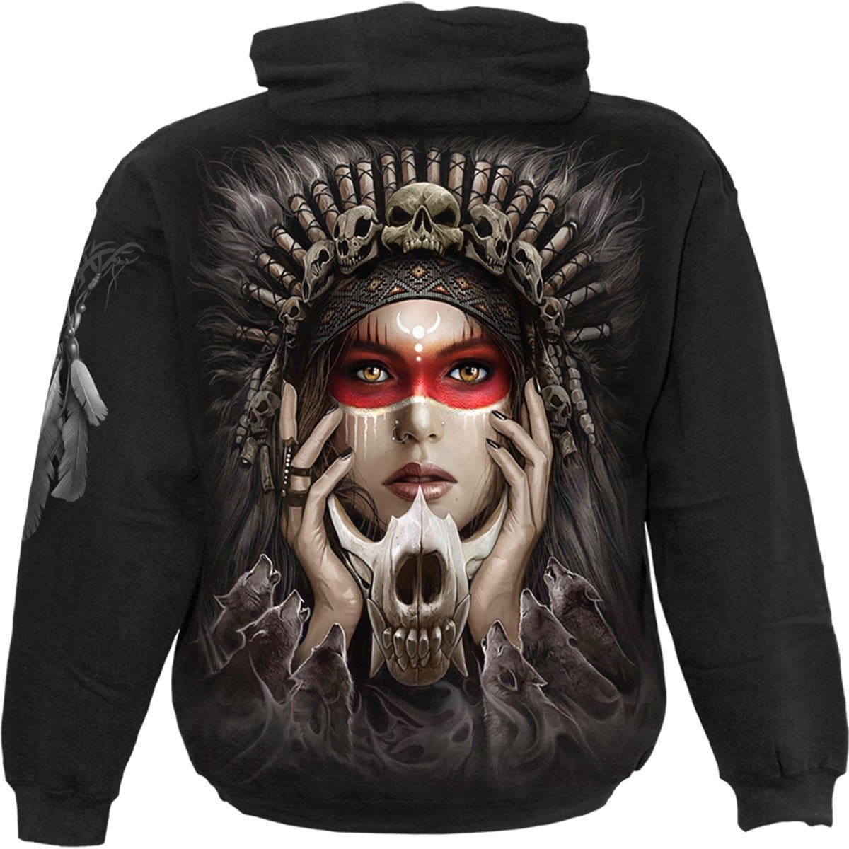 CRY OF THE WOLF - Hoody Black -  - Hoodies