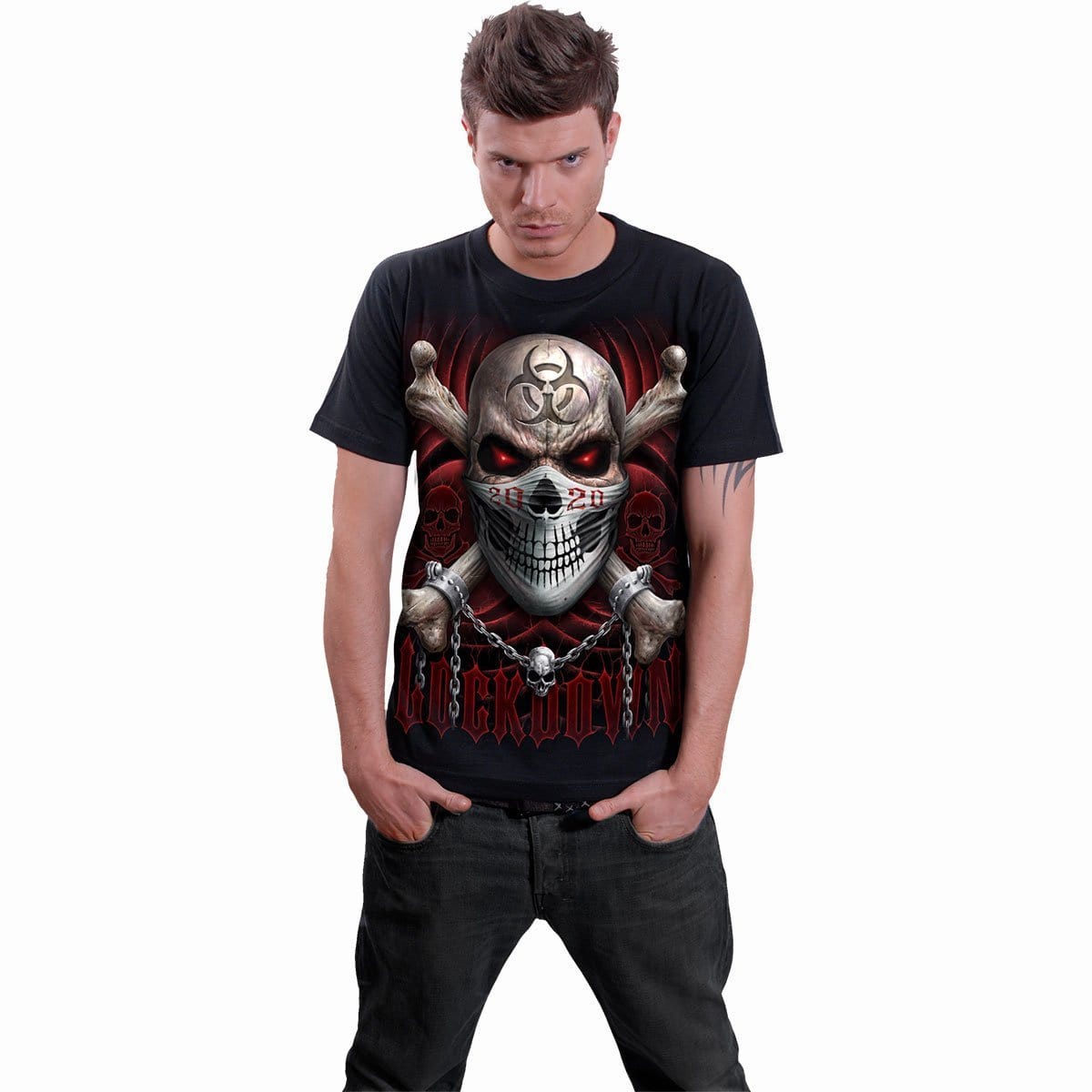 LOCKDOWN 2020 - T-Shirt Black -  - T-Shirts