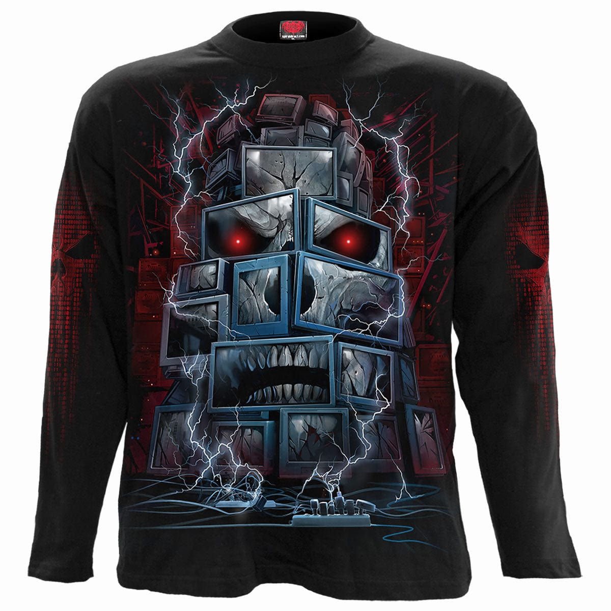 DEATH BY TV - Longsleeve T-Shirt Black -  - T-Shirts - Long Sleeve