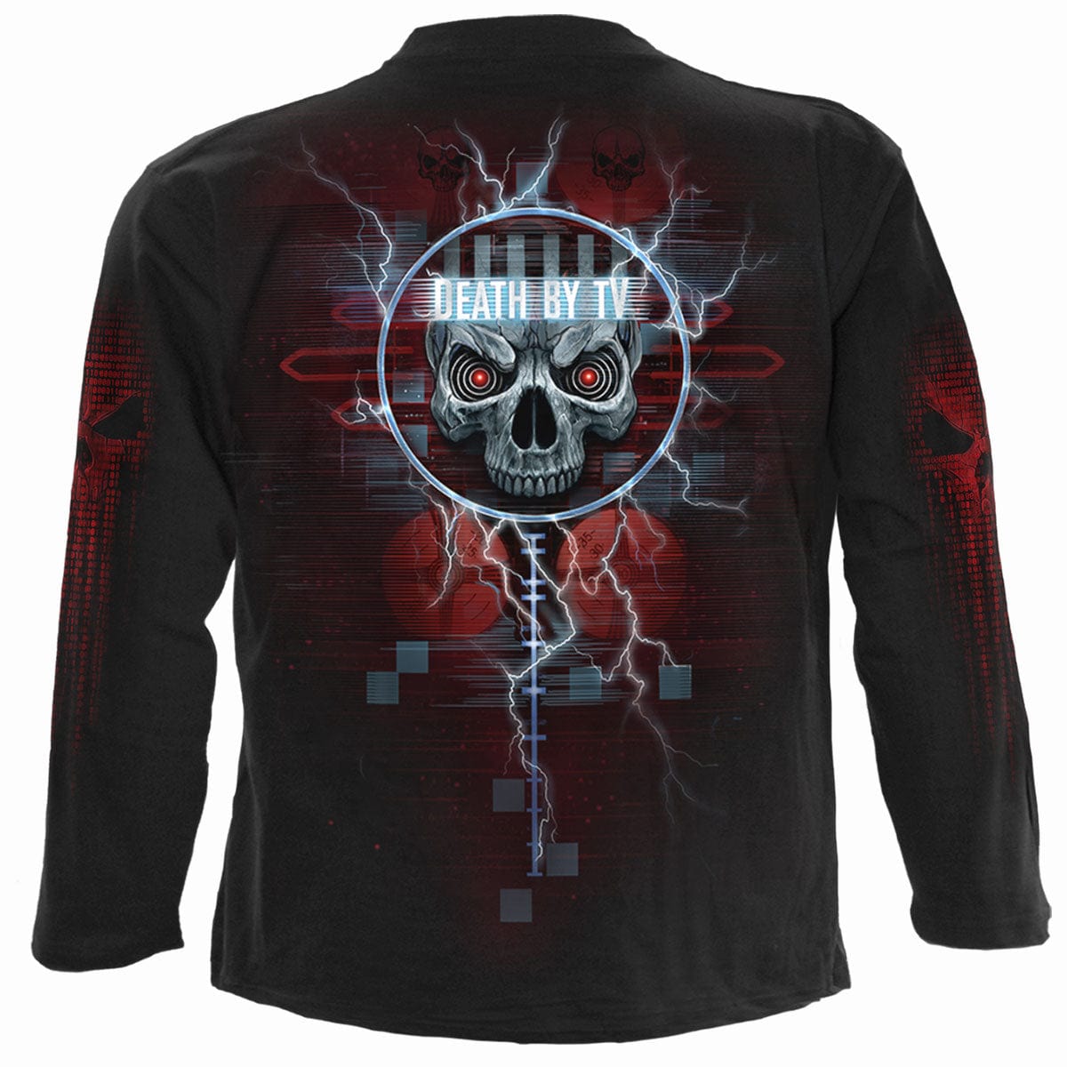 DEATH BY TV - Longsleeve T-Shirt Black -  - T-Shirts - Long Sleeve