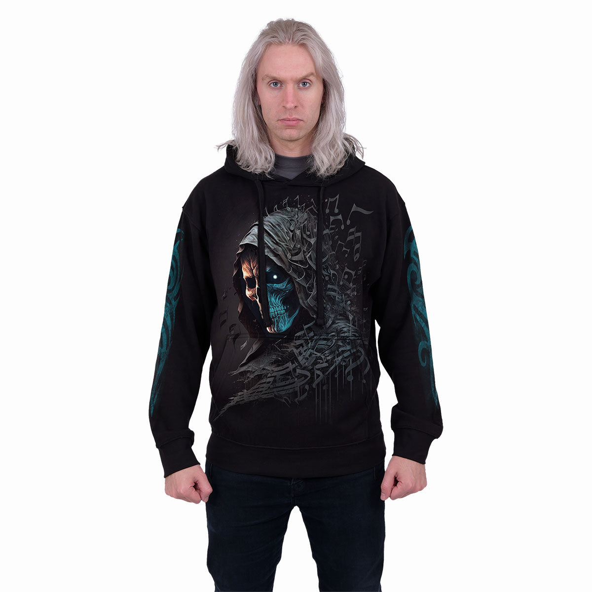MIDNIGHT BLUES - Hoody Black - - Hoodies