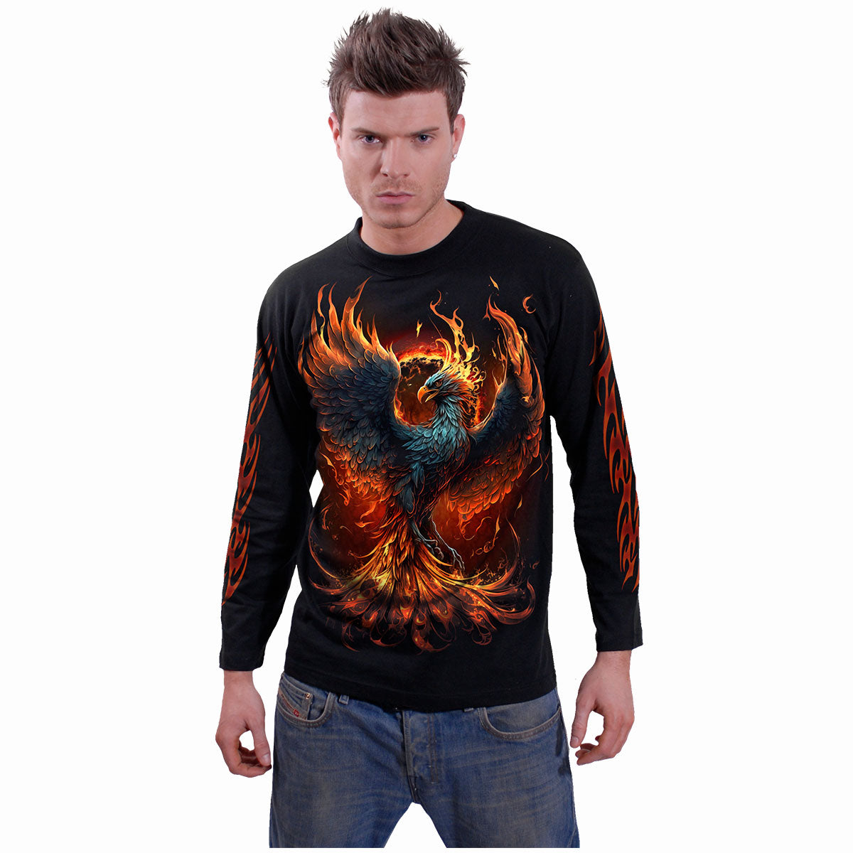 ASHES REBORN - Longsleeve T-Shirt Black -  - T-Shirts - Long Sleeve