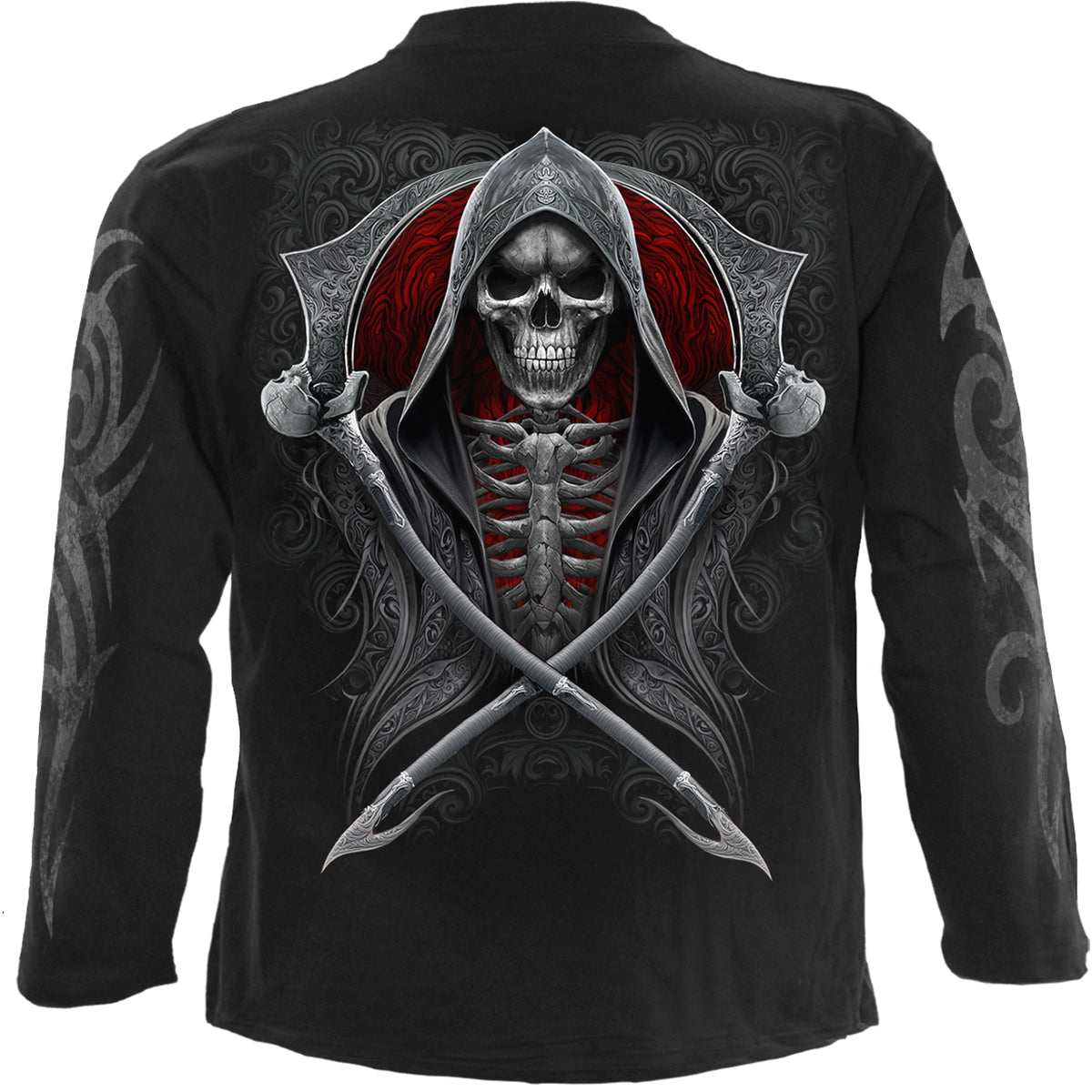 REAPER'S PORTAL - Longsleeve T-Shirt Black - - T-Shirts - Long Sleeve