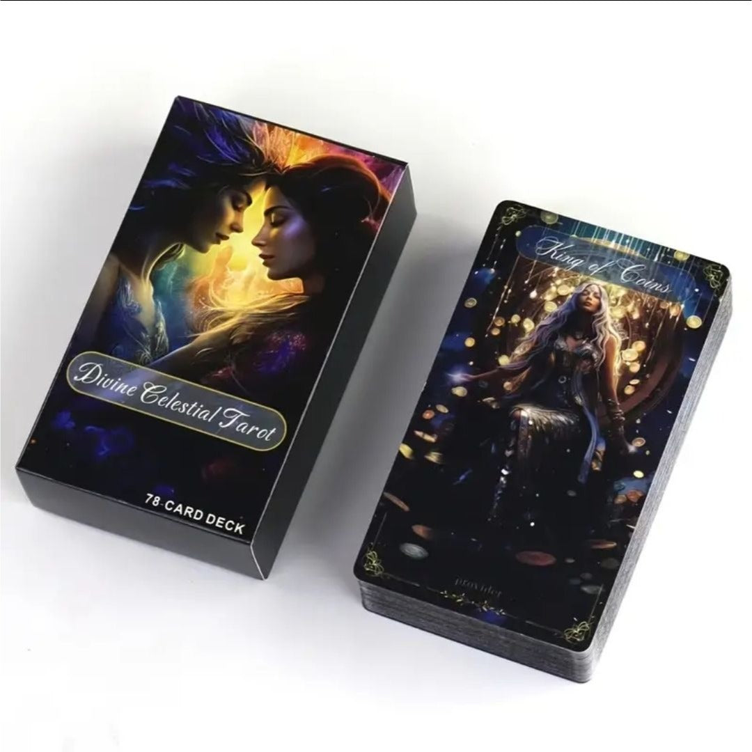 Tarot Card Deck – Mystical Divination Cards w/ Guidebook & Keepsake Box
