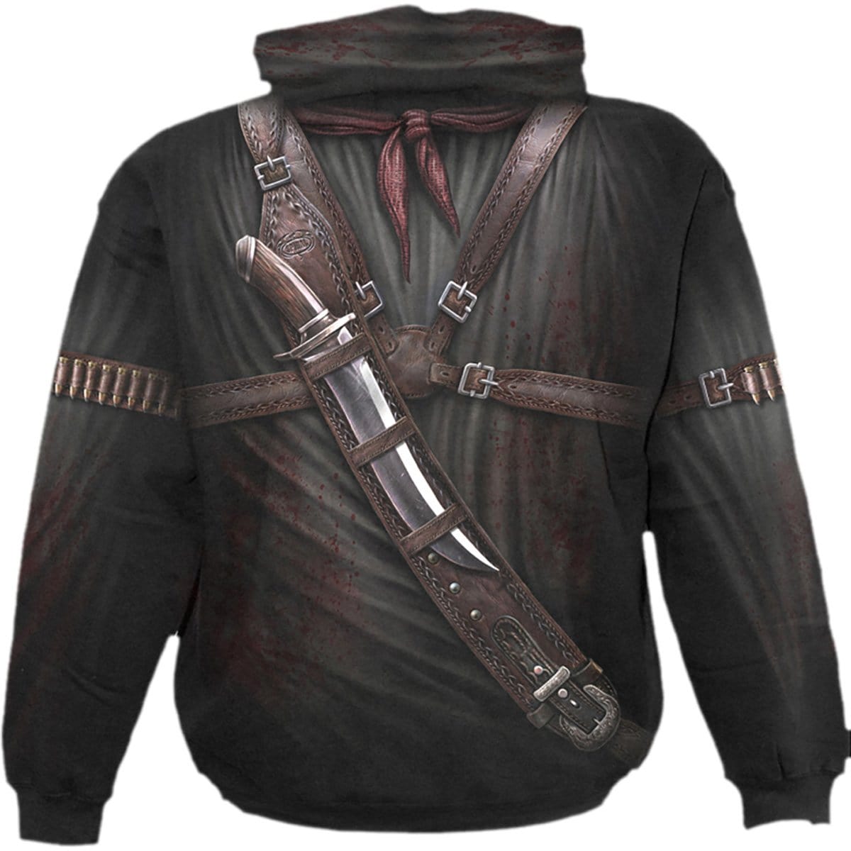 HOLSTER WRAP - Allover Hoody Black - - Hoodies