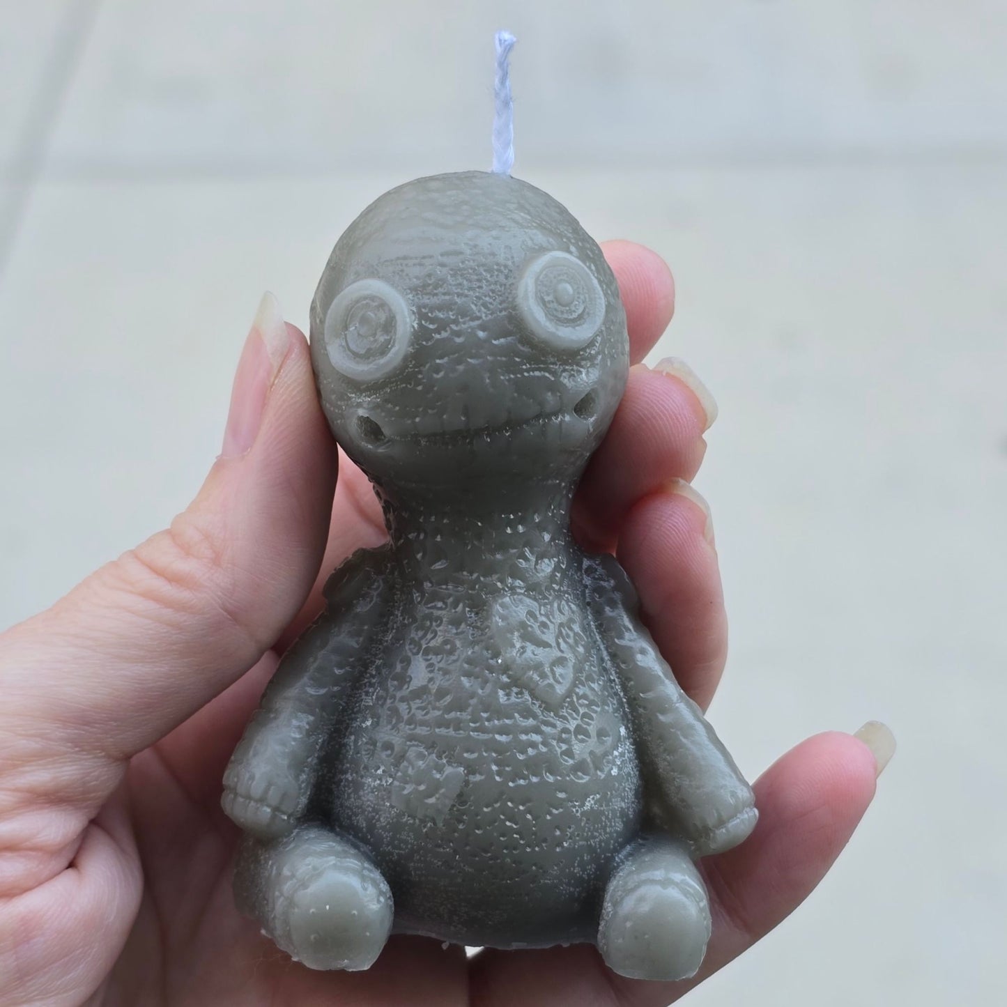 Handmade ✦ Voodoo Doll Candle ✦ Soy Wax Halloween Decor Spooky Collectible