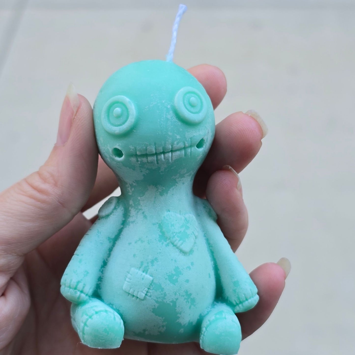 Handmade ✦ Voodoo Doll Candle ✦ Soy Wax Halloween Decor Spooky Collectible