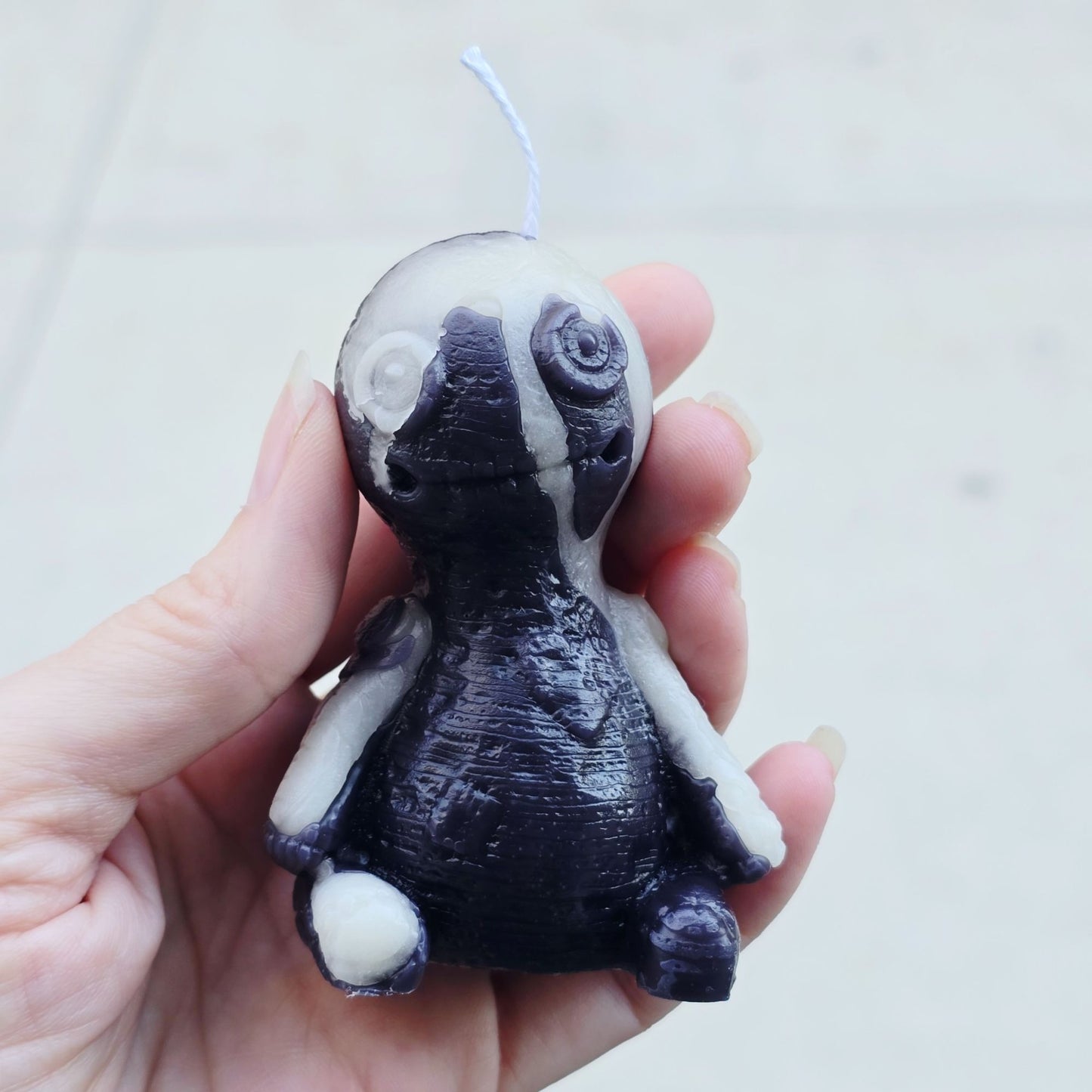 Handmade ✦ Voodoo Doll Candle ✦ Soy Wax Halloween Decor Spooky Collectible