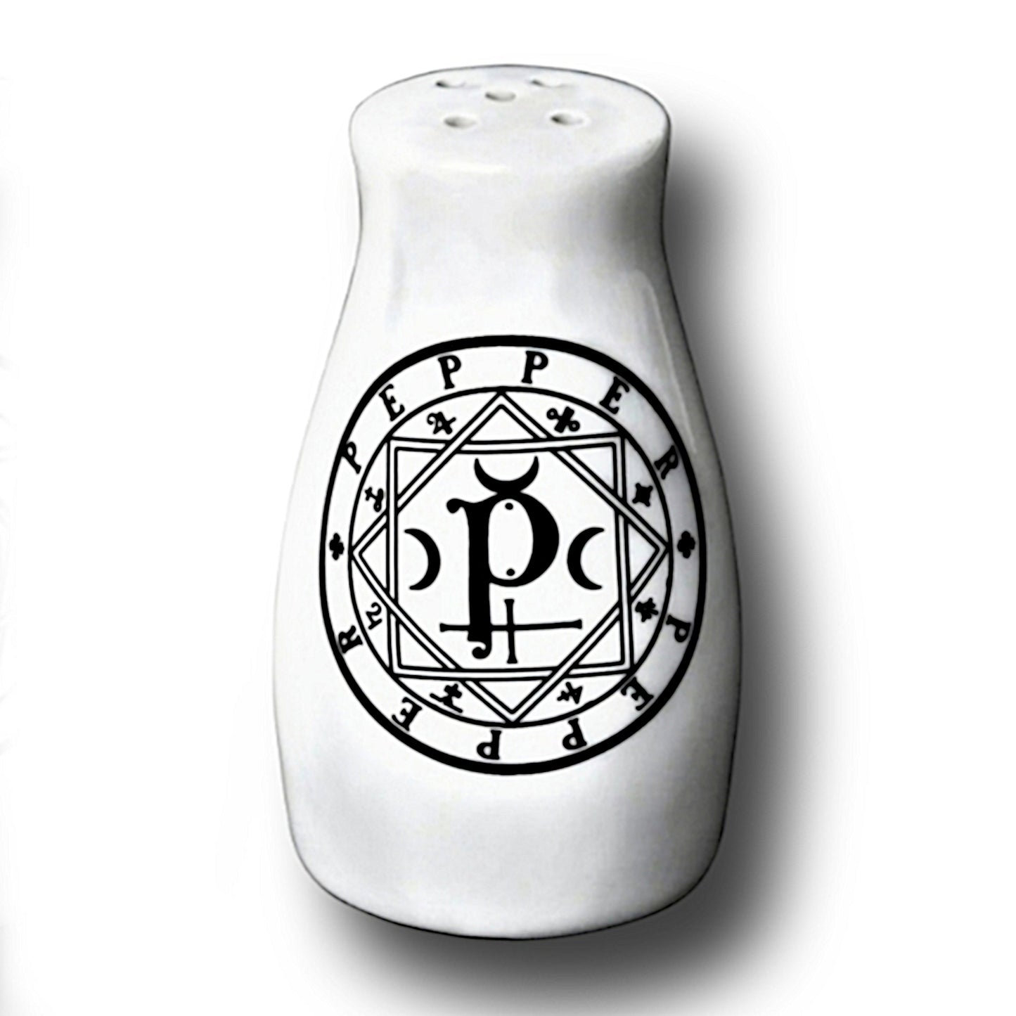 S & P Shakers Set | Salt & Pepper Fine Bone China Set - Alchemy Gothic - Cooking Utensils
