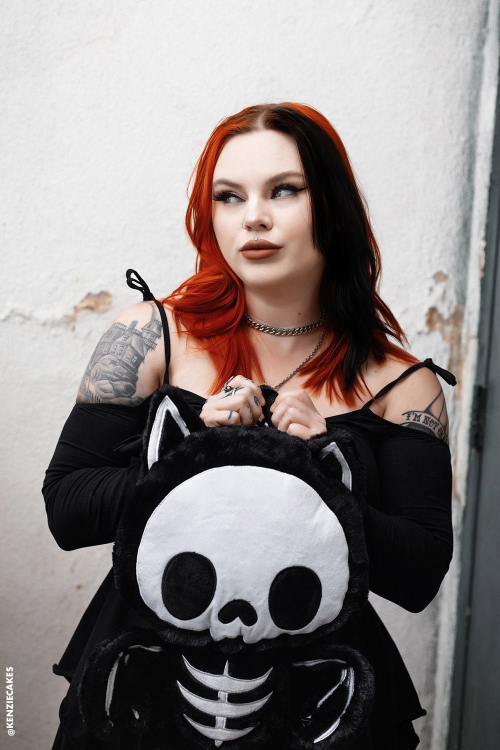 Bony Bat Plush Backpack - - Backpack