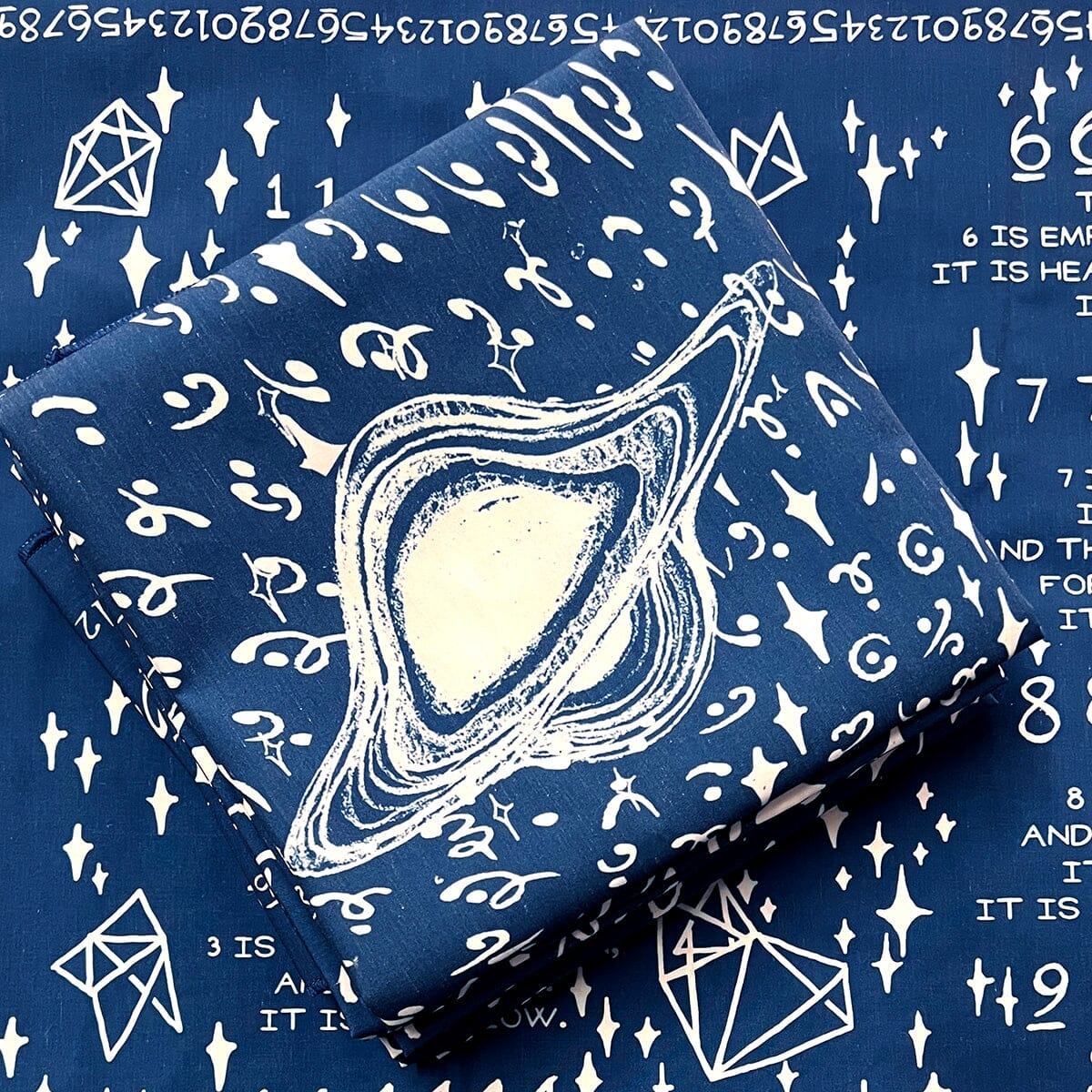 Cerulean Altar Cloth - Tarot Altar Cloth - Spiritual Divination Cloth