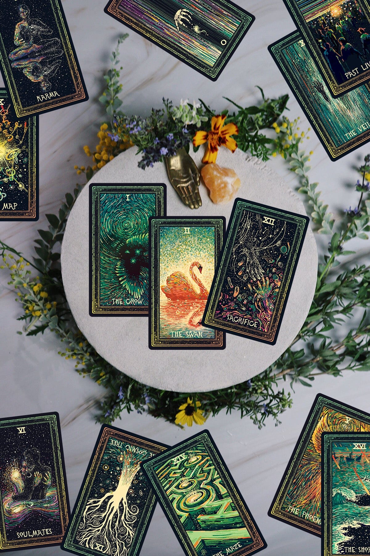 Cosma Visions Oracle Deck - Cosmic Oracle Cards - Spiritual Divination Deck