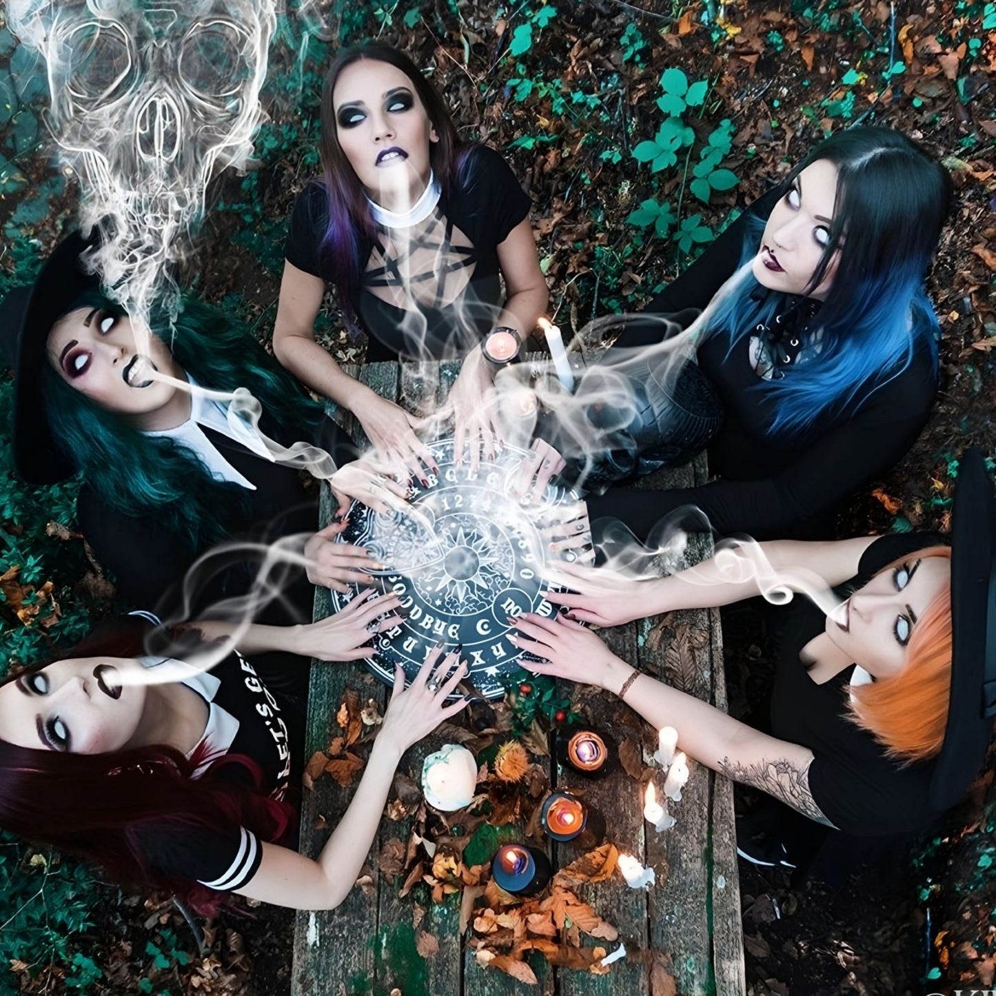 Spiritus Round Spirit Board W/ Planchette For Mystical Guidance -  - game