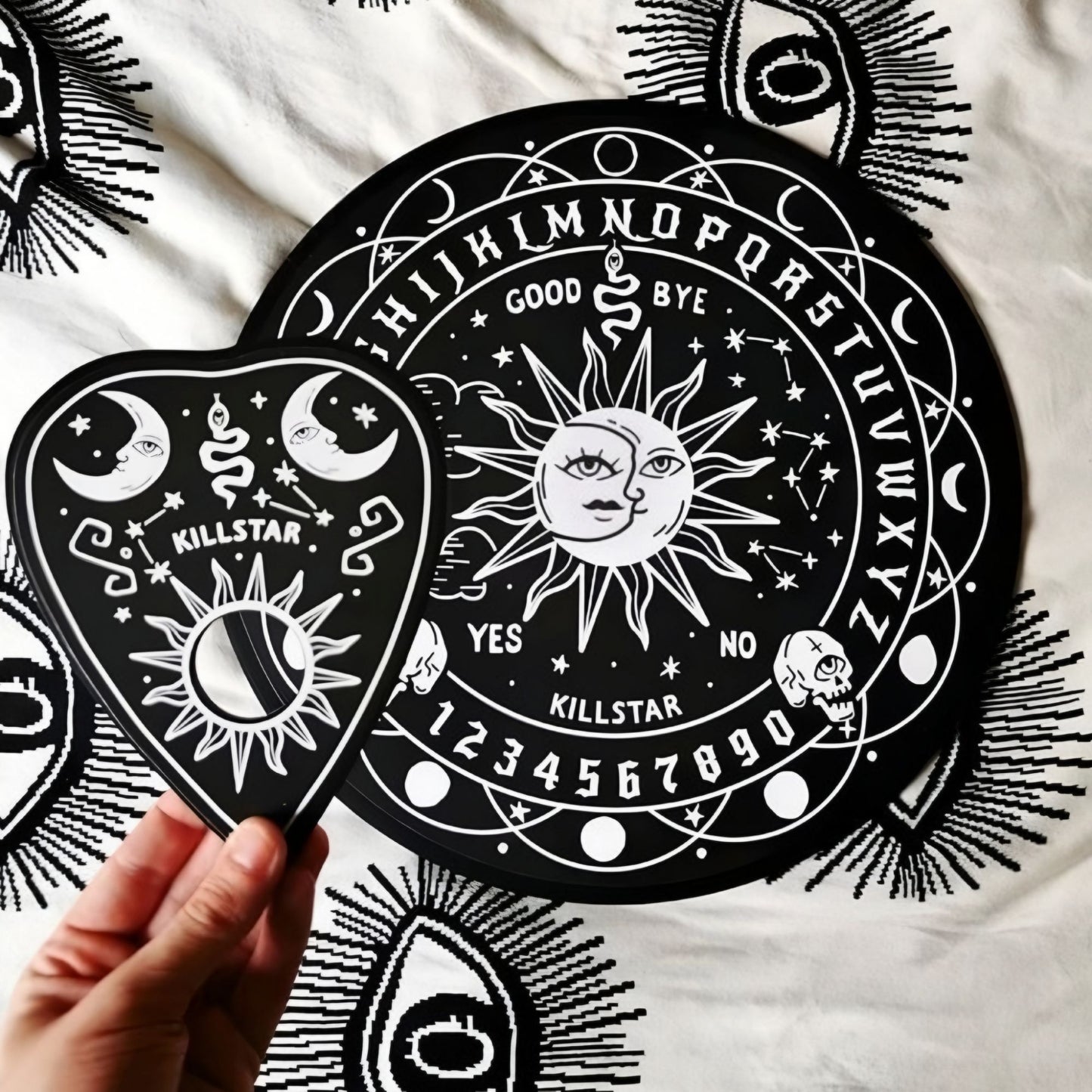 Spiritus Round Spirit Board W/ Planchette For Mystical Guidance -  - game