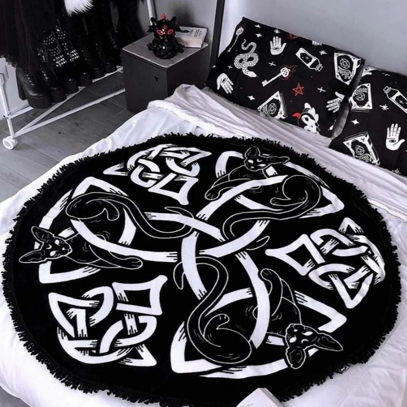 SITH Large Round Blanket Super Soft HTF