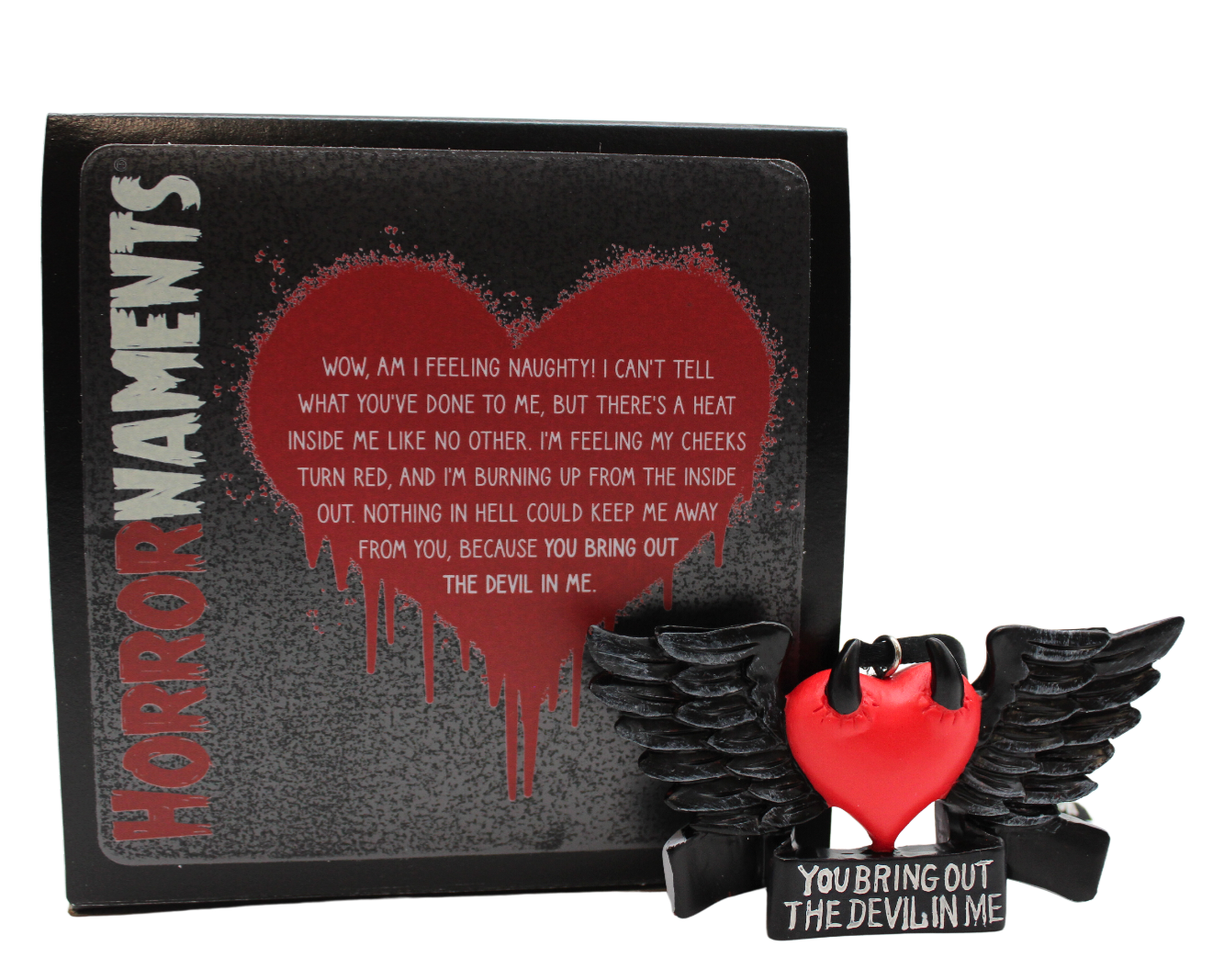 You Bring Out The Devil In Me Ornament - Gothic Romance Gift - Valentine's Horror Decoration